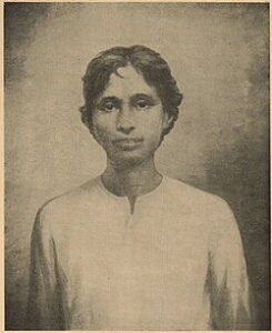 Painting of Khudiram Bose by Haripada Das it is kept at Mahajati Sadan Kolkata 1